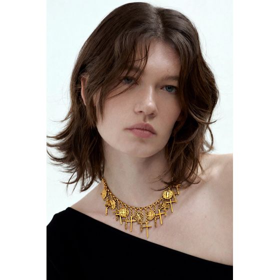 Colar Sao Bento Fe III Ouro Vintage